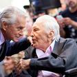 Kirk Douglas is survived by three sons, including the movie star Michael Douglas, pictured left with his father in 2018