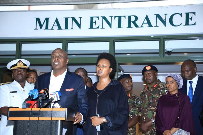 Baringo Senator Gideon Moi speaks on his father, former President Mzee Daniel Arap Moi's final moments before death at Nairobi Hospital