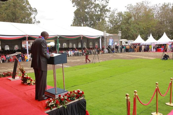 Kajiado Governor Joseph Ole Lenku shares room with 2 ministers in Loitoktok