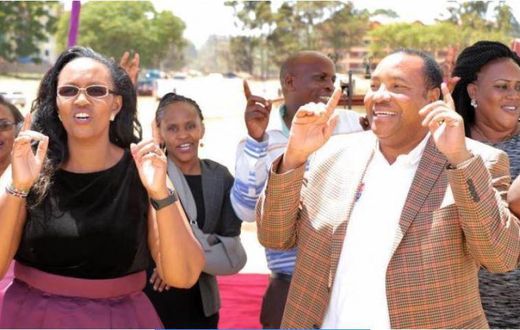 Ferdinand Waititu and his wife Susan Wangare