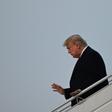 US President Donald Trump arrives at Zurich International Airport on his way to the Davos conference, while the Senate goes ahead with his impeachment trial