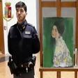 The stolen Klimt back inside the Piacenza gallery