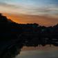 The sun sets over St Peter's Basilica (Rear R) at the Vatican, which abruptly shuttered a religious order whose members are under investigation for sexual assault