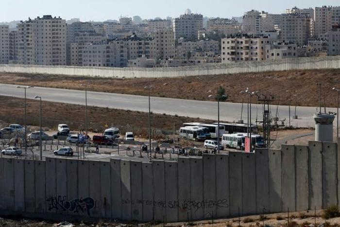 The runway of Jerusalem's Atarot airport, seen here in 2016, lies close to the Qalandia checkpoint between Jerusalem and the main West Bank city of Ramallah