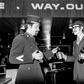 A Briton celebrates his country's membership of the European Economic Community with a French customs officer on January 1, 1973 in Le Havre