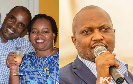 Moses Kuria reveals warning message received from Ann Waiguru's husband