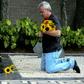 Former hitman Jhon Jairo Velásquez, pictured in 2015, paying tribute to his ex 'boss' and drug kingpin Pablo Escobar in Medellin