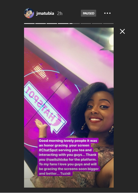 Switch TV presenter quits days after confirming breakup with husband