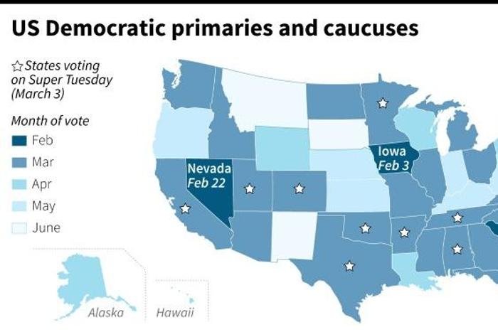 US Democratic primaries and caucuses