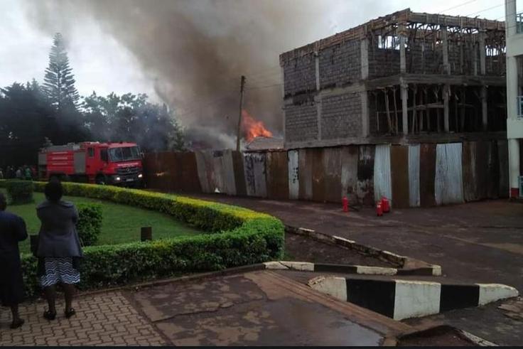 Fire breaks out at Lenana School