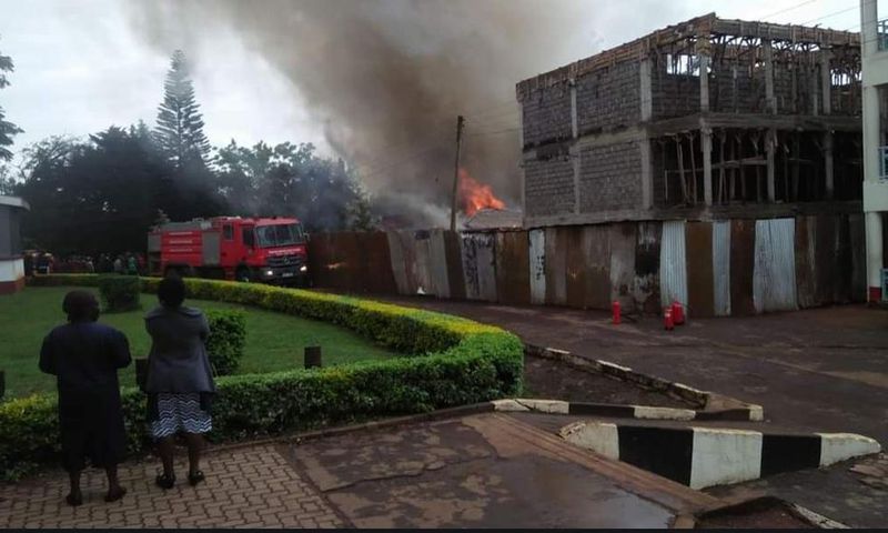 Fire breaks out at Lenana School