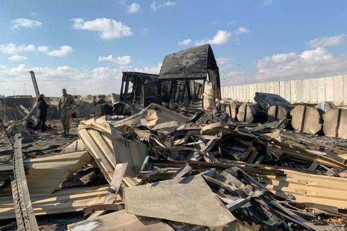 Extensive damage at Ain al-Asad military airbase used by US and other foreign troops in the western Iraqi province of Anbar after Iran last week launched a wave of missiles at the sprawling desert facility