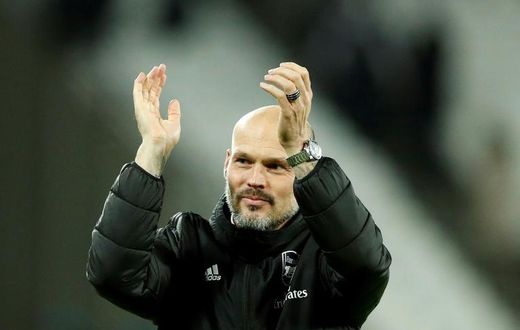 Freddie Ljungberg recorded his first win as Arsenal caretaker boss at West Ham on Monday