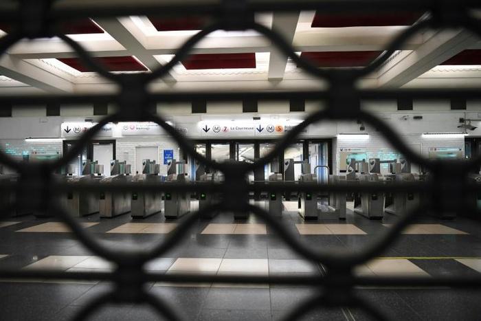 Metro lines have been severely disrupted by the strike