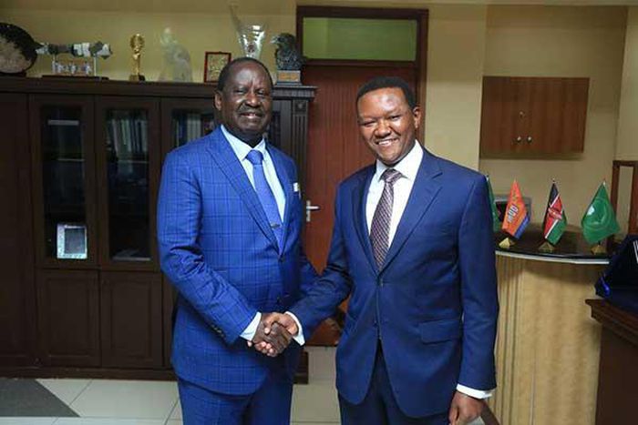 Machakos Governor Alfred Mutua declares support for ODM's Imran Okoth on Saturday, November 2, 2019