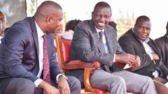 DP WIlliam Ruto with Ex-Sports CS Rashid Echesa