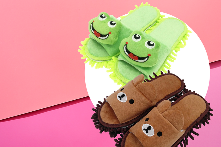 These Washable Slippers Can Dust Floors Too