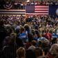 Democratic White House hopeful Bernie Sanders speaks during a campaign rally at the Virginia Wesleyan University