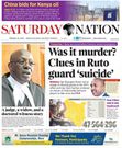 The cover of Saturday Nation, dated 22 Feb 2020