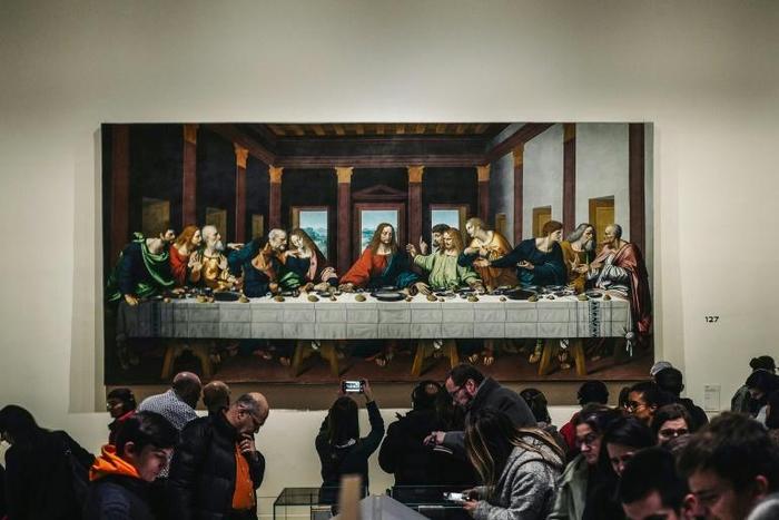 The show marked the 500th anniversary of the artist's death in France