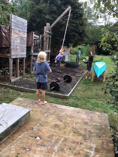 Neighborhood kids turn Chivers gym into whatever they see fit.