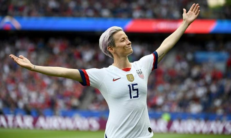 Megan Rapinoe won the women's Ballon d'Or on Monday after starring as the USA won the World Cup in France in July