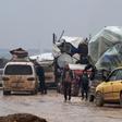 The regime offensive in Idlib has forced 800,000 people to flee, according to the UN