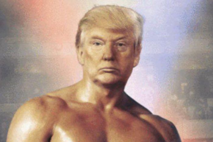 Donald Trump Photoshops Himself onto Rocky's Body