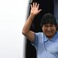 Bolivian ex-president Evo Morales lands in Mexico City, on November 12, 2019, where he was granted asylum after his resignation