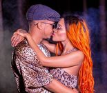 Ruby with with her baby daddy Kusah