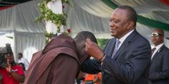 Peter Tabichi honored with the MBS Award at State House on December 12, 2019