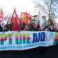 Thousands of protesters gathered outside the congress hall in the city of Braunschweig in a noisy demonstration against what they call a racist party