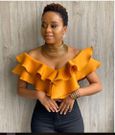 Tanzanian singer Nandy Mourning the death of her step-father called Frank Mfinanga.