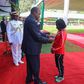 President Uhuru Kenyatta awards decorated athlete Mary Keitany with the OGW title at State House on December 12, 2019