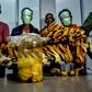 The suspected poachers may have been planning to sell the tiger skin to a foreign collector, authorities said