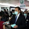 Health Minister Anutin Charnvirakul (R) suggested 'Western' tourists not wearing face masks should be kicked out of the county