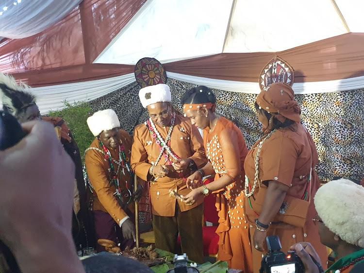 Governor weds in lavish ceremony, Uhuru's mother among those in attendance