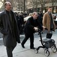 Harvey Weinstein (C), shown  arriving at the Manhattan Criminal Court on January 24, 2020, faces life imprisonment if convicted of predatory sexual assault charges related to two women