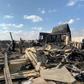 Some of the destruction wrought by volleys of Iranian missiles that hit Ain al-Asad airbase -- home to 1,500 US troops -- in the early hours of last Wednesday