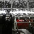 A city council worker in protective clothing disinfects a bus in Tehran as part of government efforts to control a novel coronavirus outbreak that has now killed 19 people