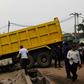The lorry careered into several other vehicles and also hit several pedestrians