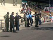 Tight security at Kinoru Stadium