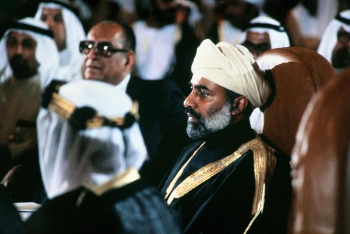 (FILES) In this file photo taken on May 31, 1981 Oman's Sultan Qaboos bin Said (pictured 1981) died January died January 10, 2020 at the age of 79