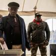 Lesotho Prime Minister Thomas Thabane (C) was summoned by police for questioning over alleged links to the 2017 murder of his estranged wife