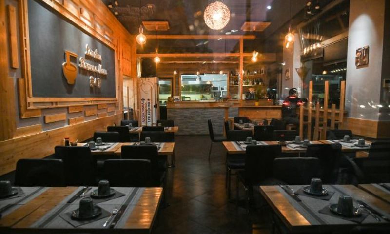 A Chinatown restaurant in Milan -- many have opted to close to avoid ostracisation