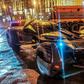 This handout photo from Russian Interior Ministry taken on February 22, 2020 shows Russian traffic policemen standing next to a vehicle in Moscow that bears a striking resemblance to the "Batmobile"