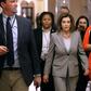 US House Speaker Nancy Pelosi, seen walking to her office on January 10, 2020, said House impeachment hearings produced enough evidence to convict President Donald Trump