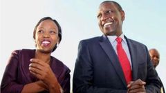 File image of DP Ruto with his wife Rachel Ruto