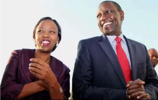 File image of DP Ruto with his wife Rachel Ruto
