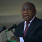 South African President Cyril Ramaphosa, pictured in September 2019, cut short an official visit to Egypt following intensified power outages in his country